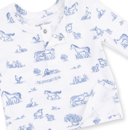 Farm Friends - Long Sleeve Henley Play Set