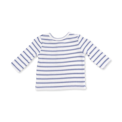 Vintage Stripe Blue - Long Sleeve Henley Play Set