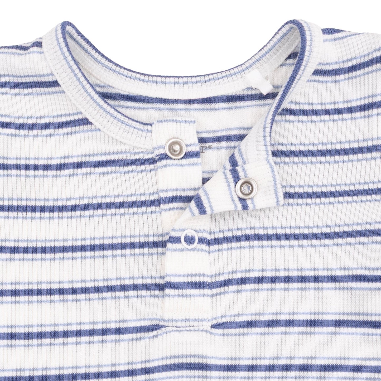 Vintage Stripe Blue - Long Sleeve Henley Play Set