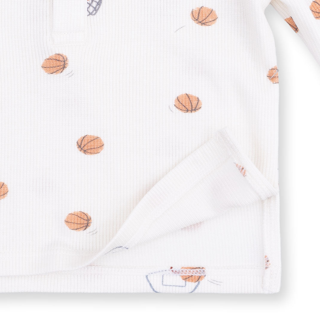 Mini Basketballs - Long Sleeve Henley Play Set