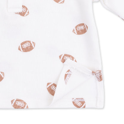 Mini Footballs - Long Sleeve Henley Play Set