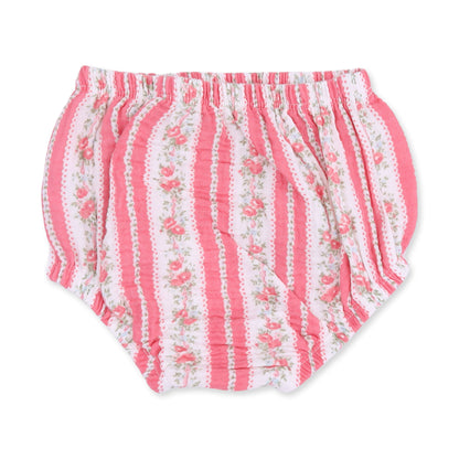 Suzie Floral Stripe - Romy Dress and Bloomer