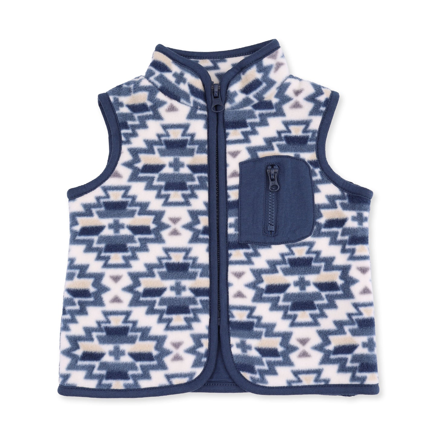 Southwest Micro Fleece - Zip Vest