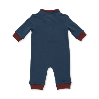Varsity French Terry - Zip Neck Romper