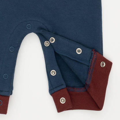 Varsity French Terry - Zip Neck Romper
