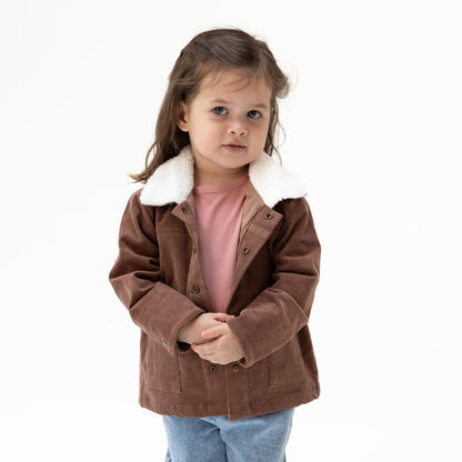 Solid Beaver Fur Corduroy - Corduroy Jacket