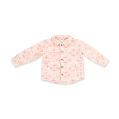 Southwest Micro Fleece - Sh-acket Pink