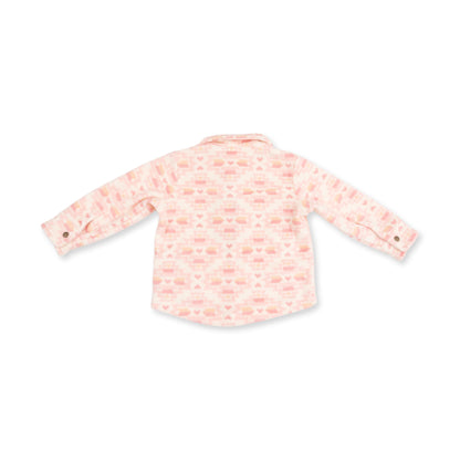 Southwest Micro Fleece - Sh-acket Pink