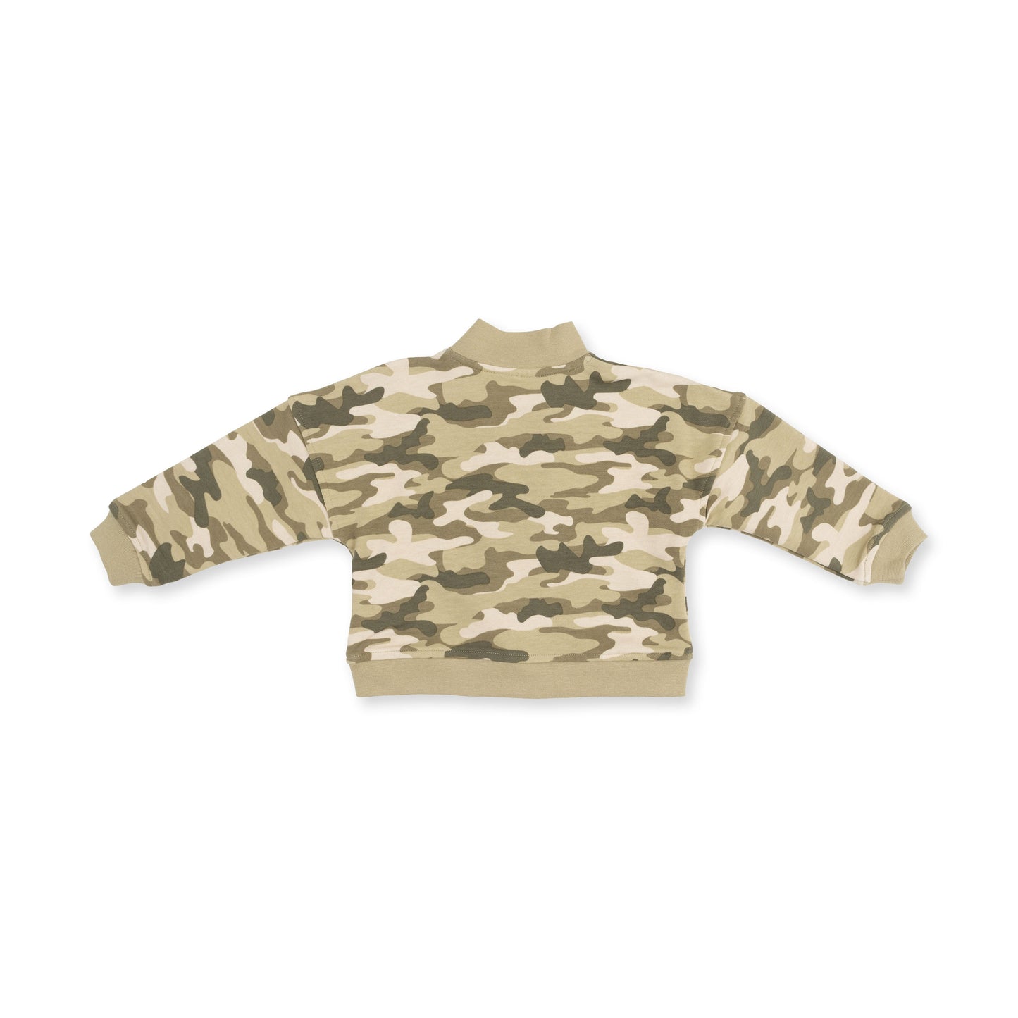 Camo French Terry - Half Zip Sweatshirt