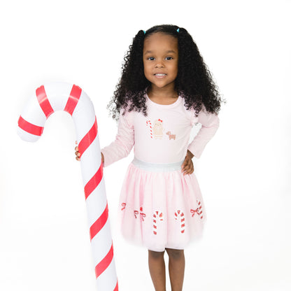 Gingerbread - Long Sleeve Ruffle Tee