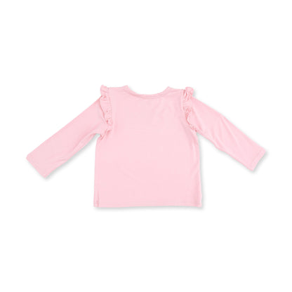 Megan's Bowtiful Hockey Stripe - Ruffle Tee and Baby Bells