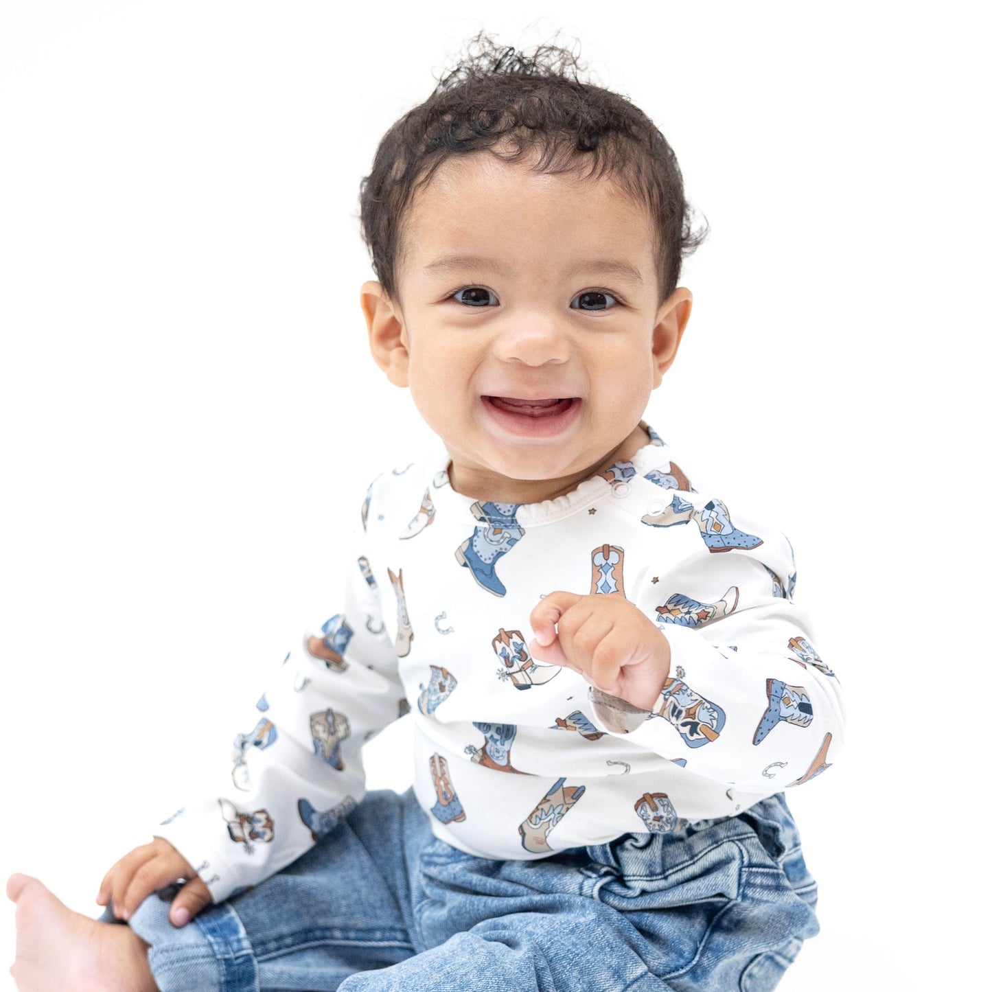 Buckaroo Boots - Long Sleeve Bodysuit