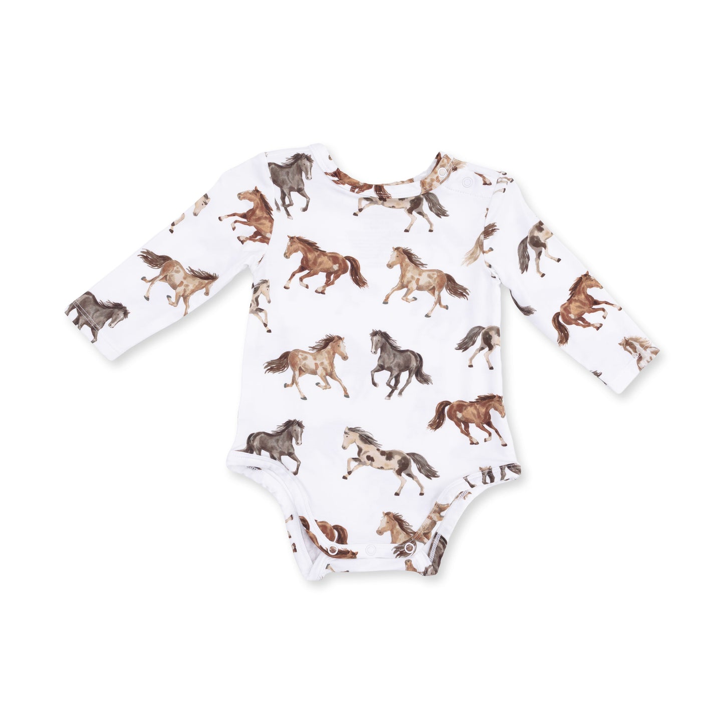 Wild Horses - Long Sleeve Bodysuit