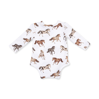 Wild Horses - Long Sleeve Bodysuit
