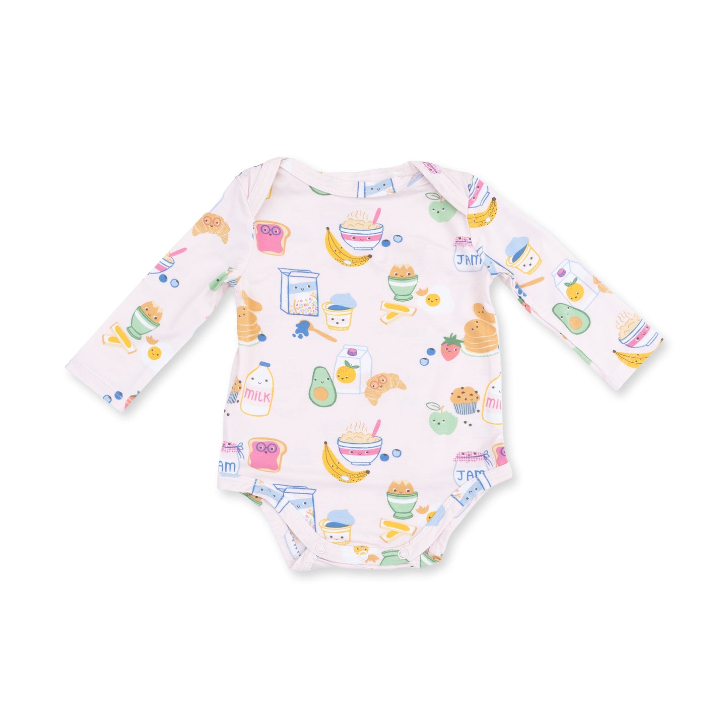 Breakfast Club Pink - Long Sleeve Bodysuit