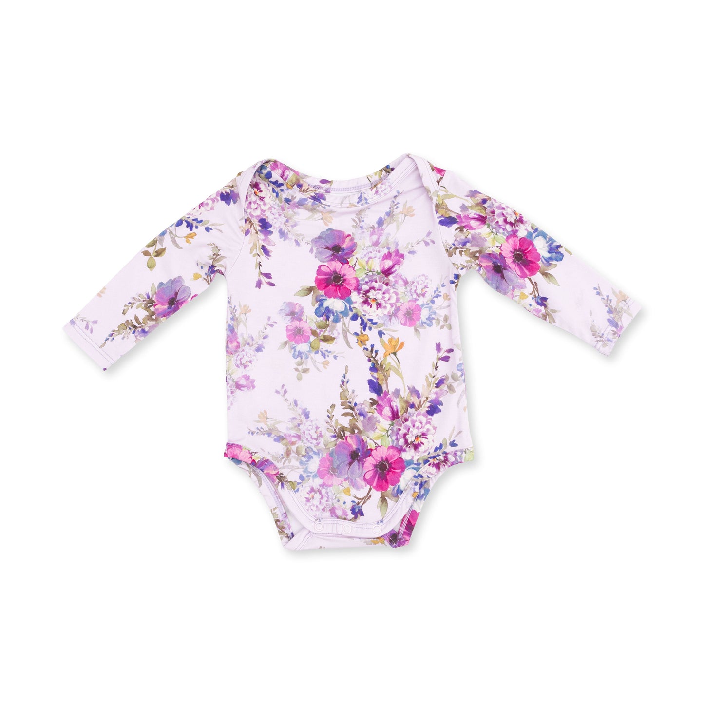 Dahlia Floral - Long Sleeve Bodysuit