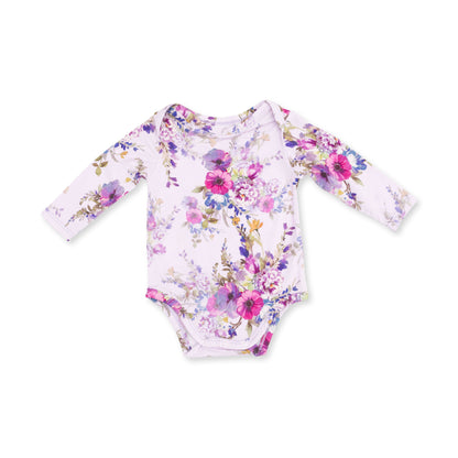 Dahlia Floral - Long Sleeve Bodysuit
