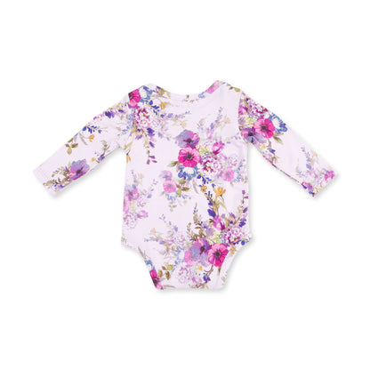 Dahlia Floral - Long Sleeve Bodysuit