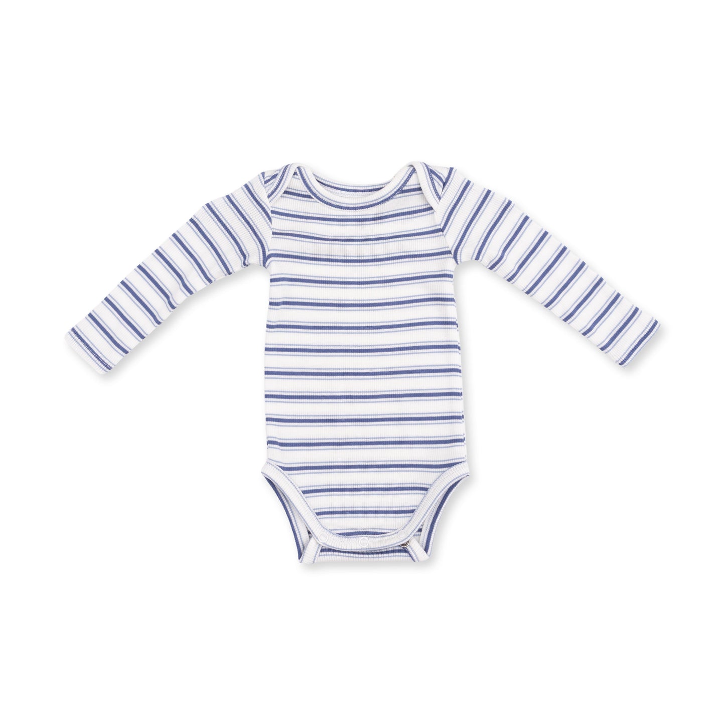 Vintage Stripe Blue - Long Sleeve Bodysuit