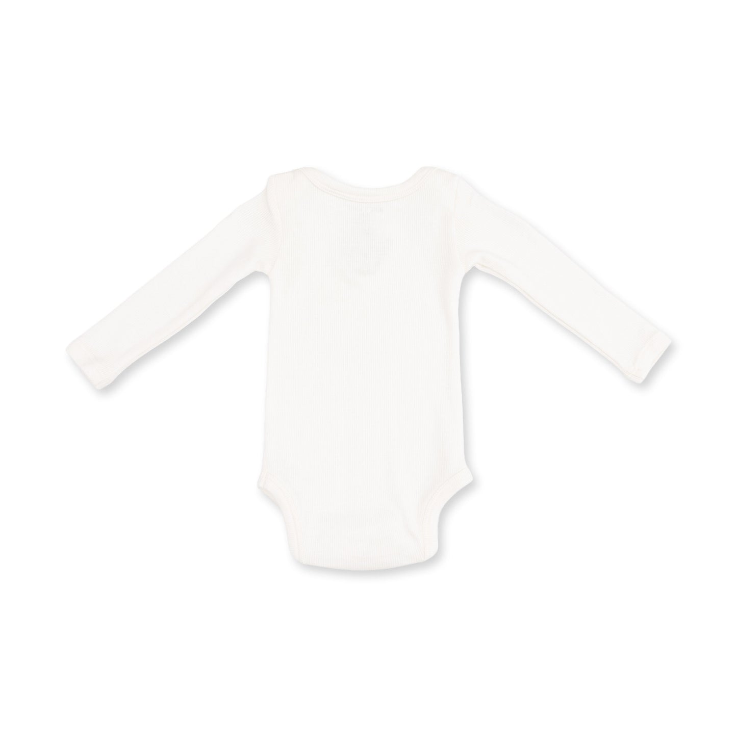 Solid Snow White - Lap Shoulder Bodysuit