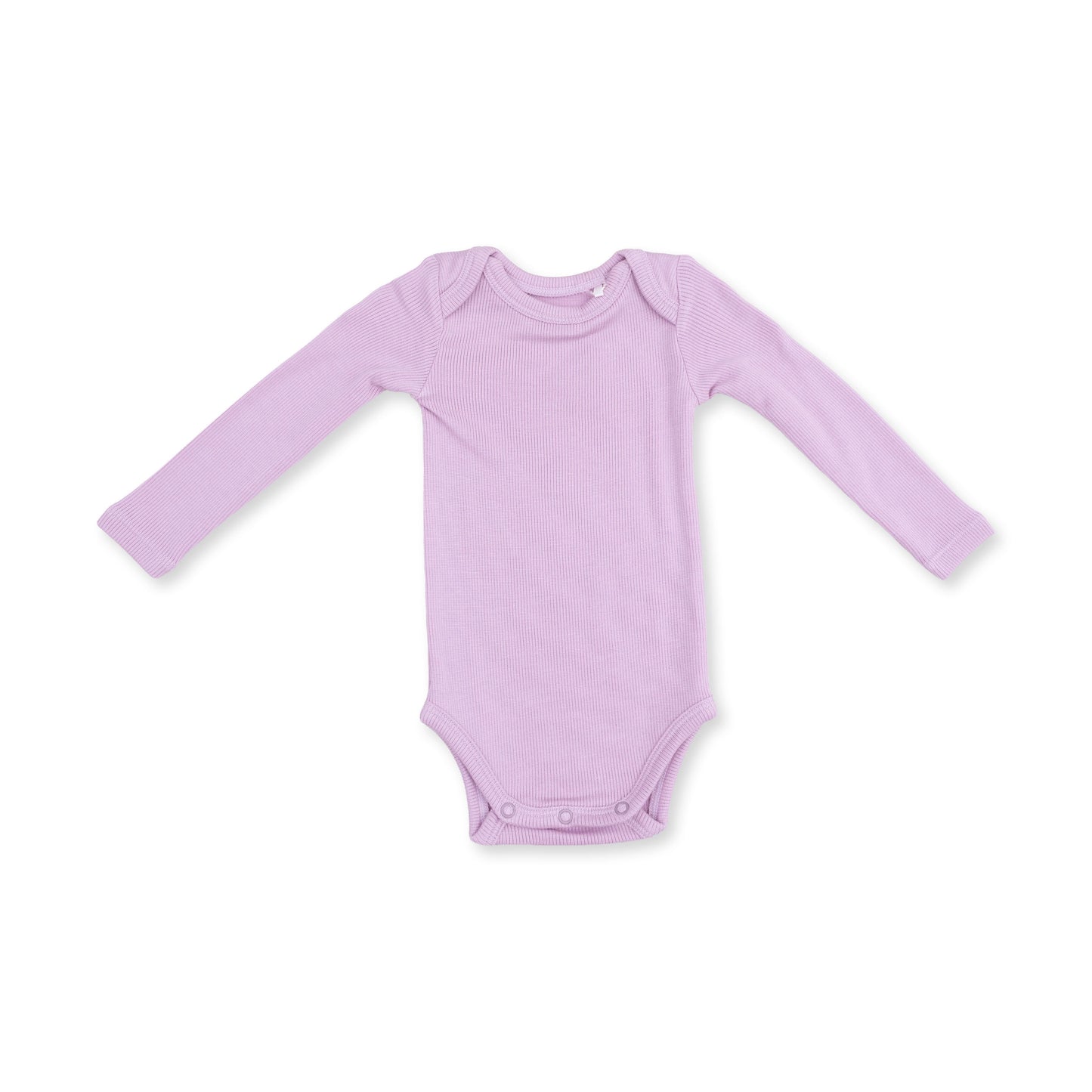 Solid Winsome Orchid - Long Sleeve Bodysuit