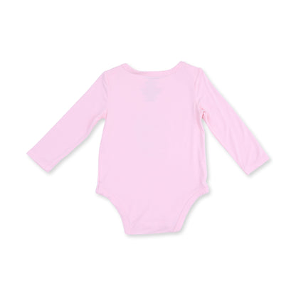 Birthday - First Birthday Pink Long Sleeve Bodysuit