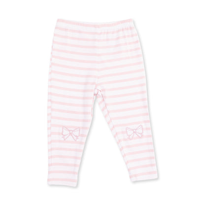 Veiled Pink Bows - Polo Dress and Legging
