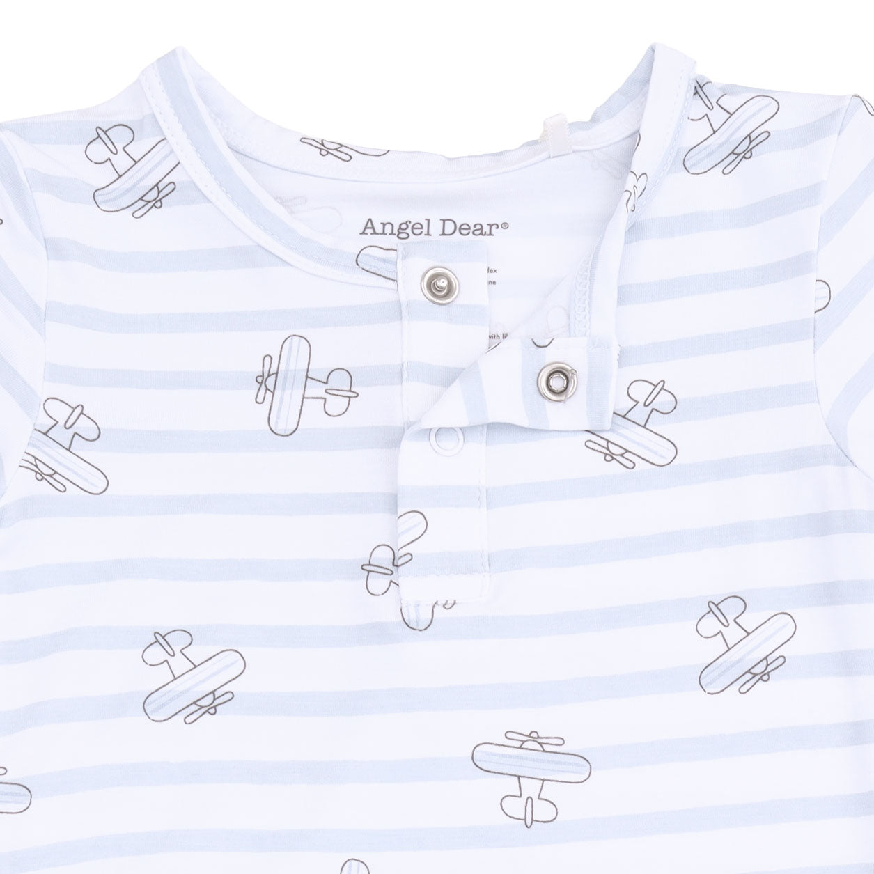 Airplane Stripe - Henley Bodysuit