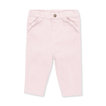 Veiled Pink Corduroy - Adjustable Pants and Bow Pocket