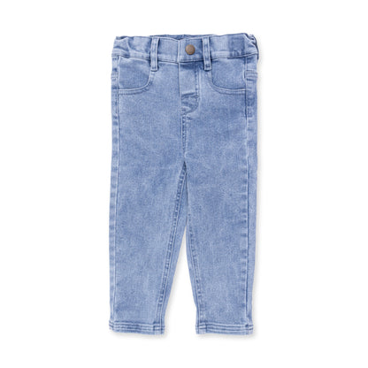 Old School Blue Stretch Denim - Adjustable Pants