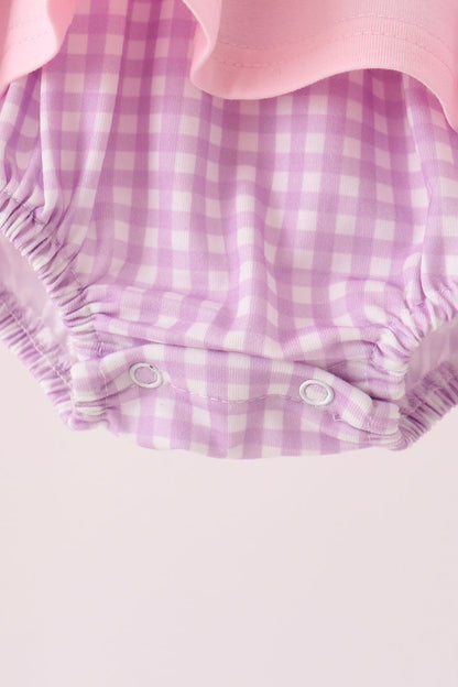 Pink goose embroidery bubble