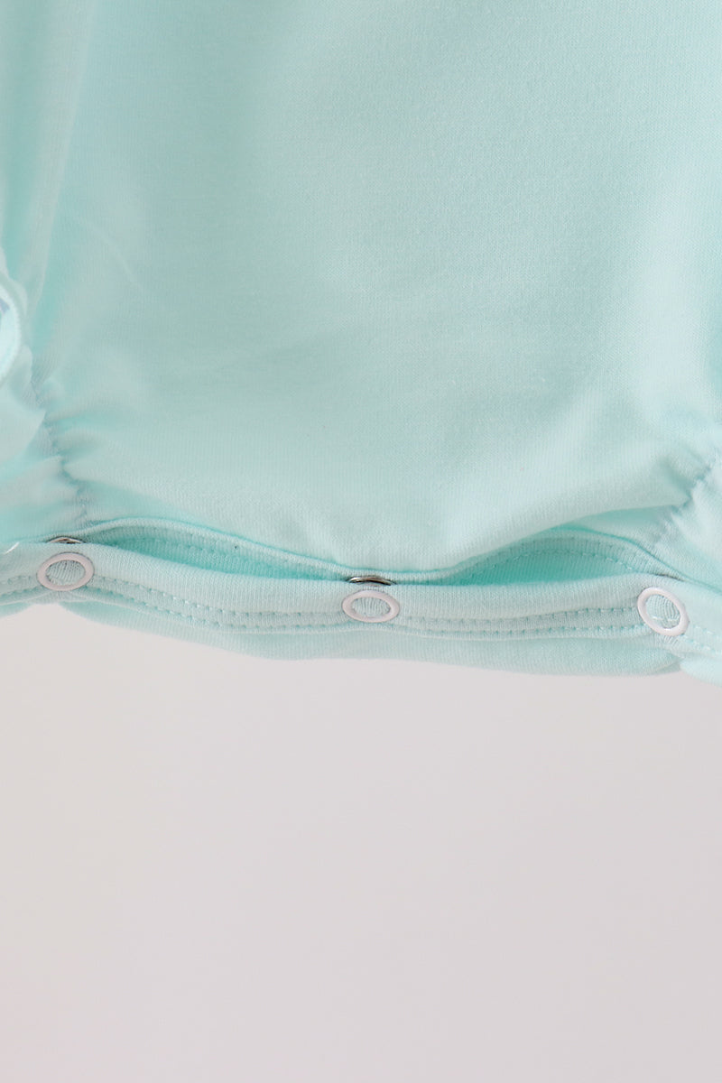 Blue goose embroidery bubble