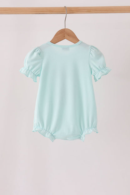 Blue goose embroidery bubble