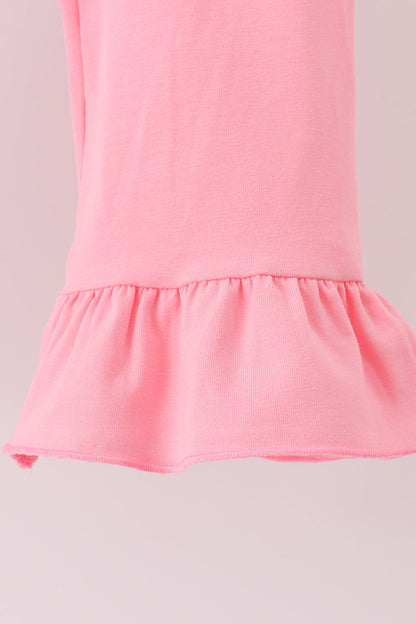 Green mallard ruffle  pants set