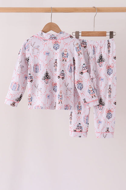 Pink nutcracker bamboo mom&me pajama set