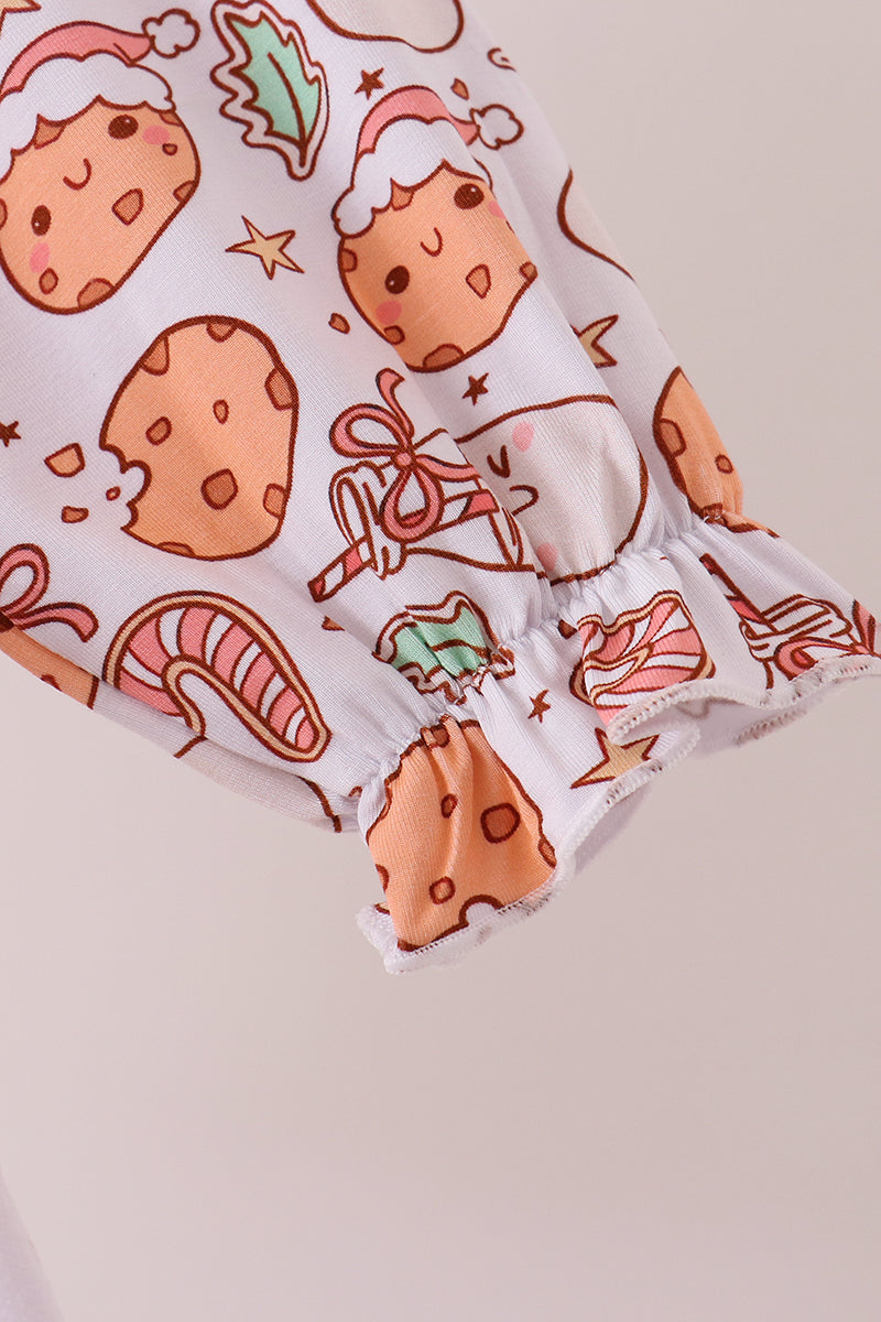 Red milk cookie bamboo dress