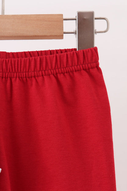 Red Alabama Roll Tide Embroidery Pants Set