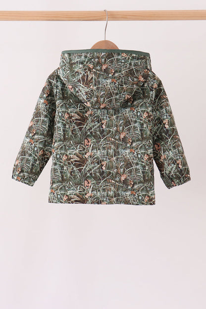 Forest Camouflage Raincoat