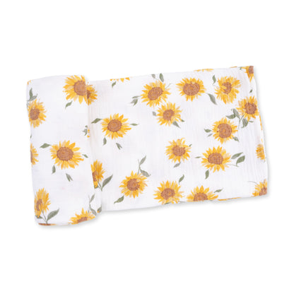 Baby Sunflower - Swaddle Blanket