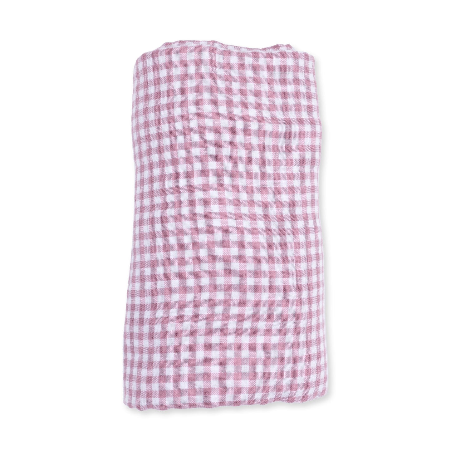 Berry Gingham - Swaddle Blanket