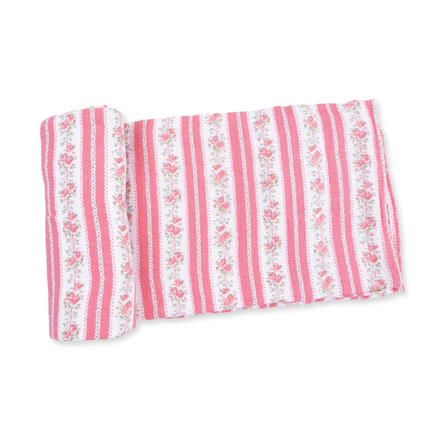 Suzie Floral Stripe - Swaddle Blanket