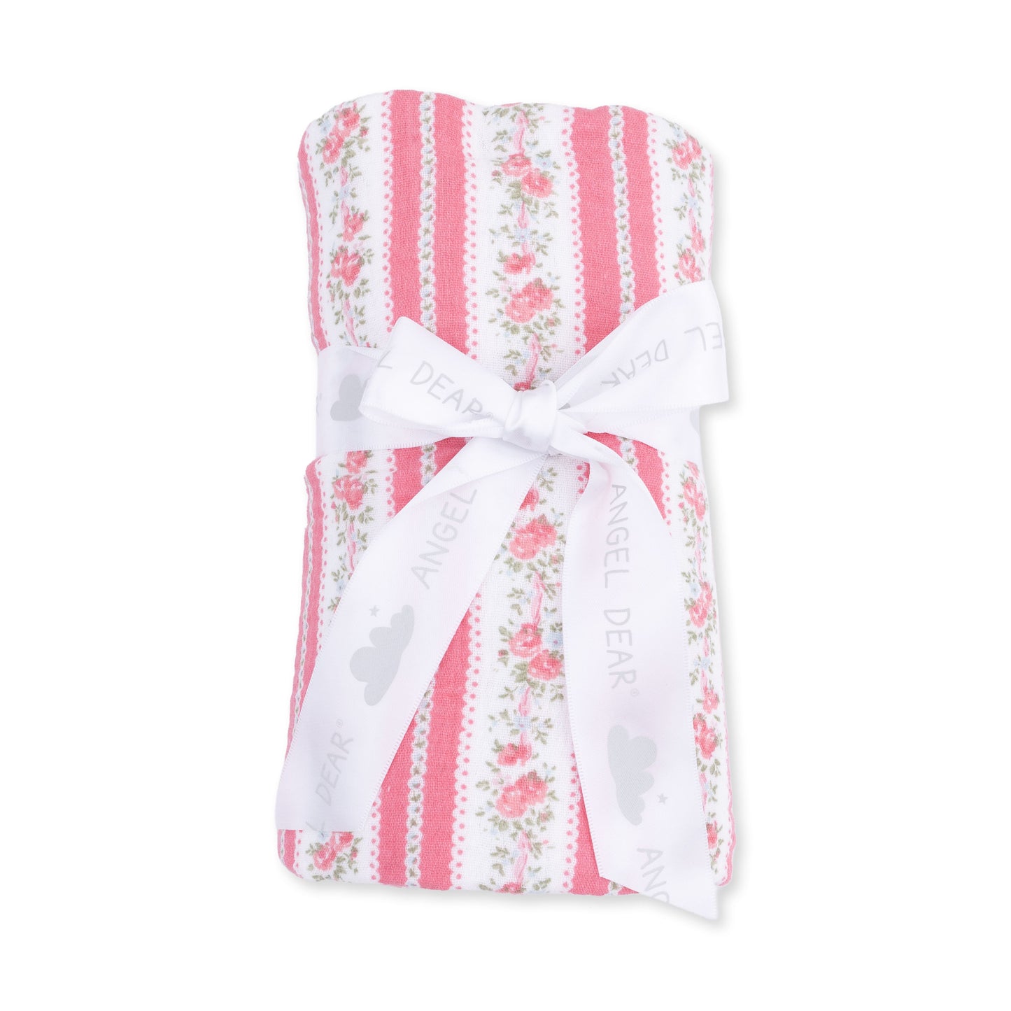 Suzie Floral Stripe - Swaddle Blanket