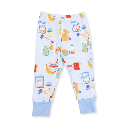 Breakfast Club Blue - Long Sleeve Loungewear Set