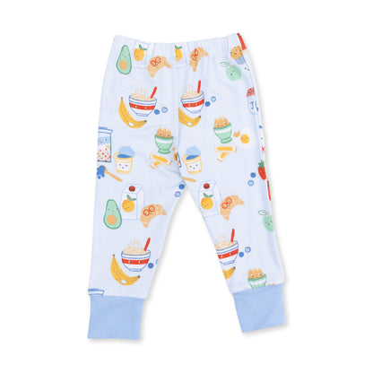 Breakfast Club Blue - Long Sleeve Loungewear Set
