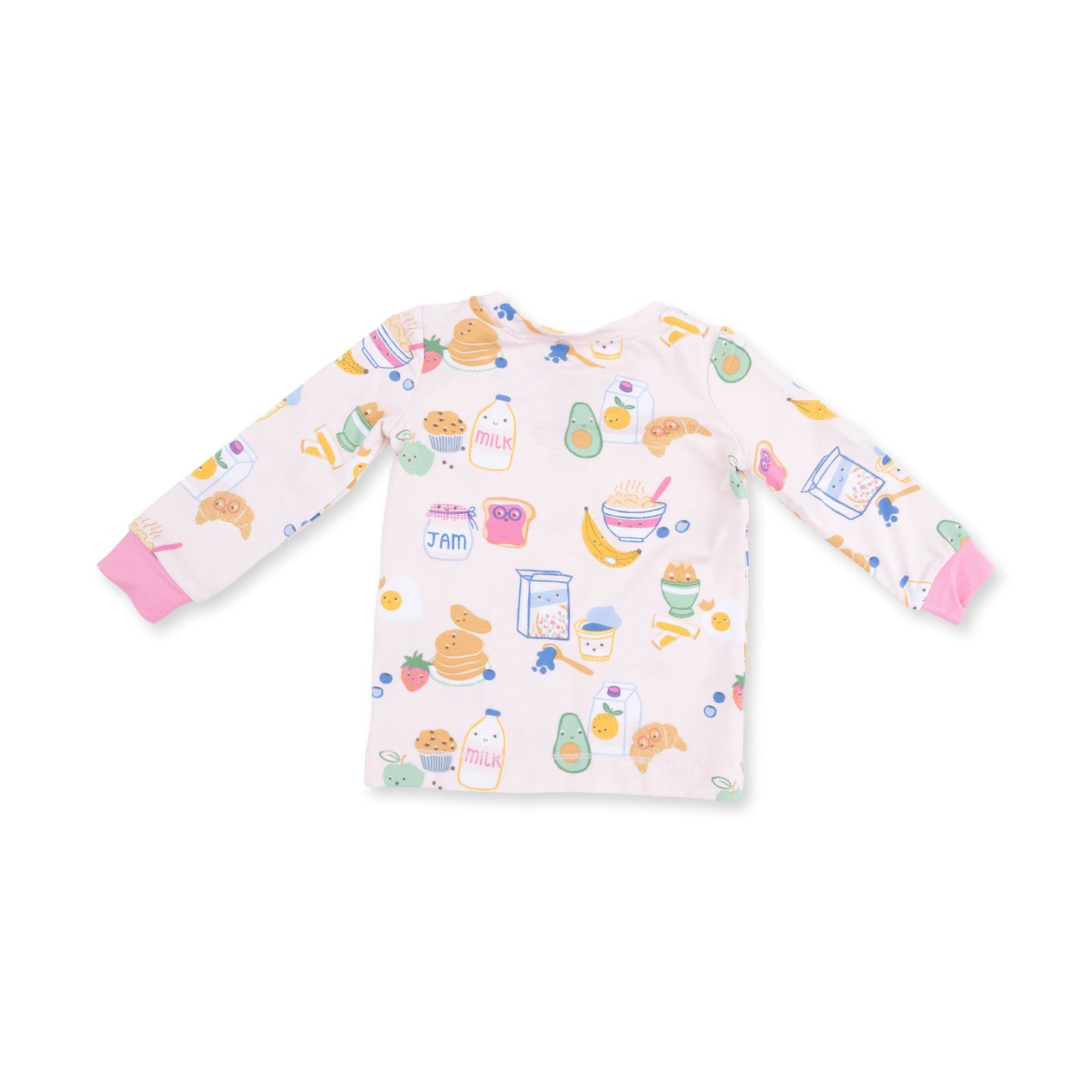 Breakfast Club Pink - Long Sleeve Loungewear Set