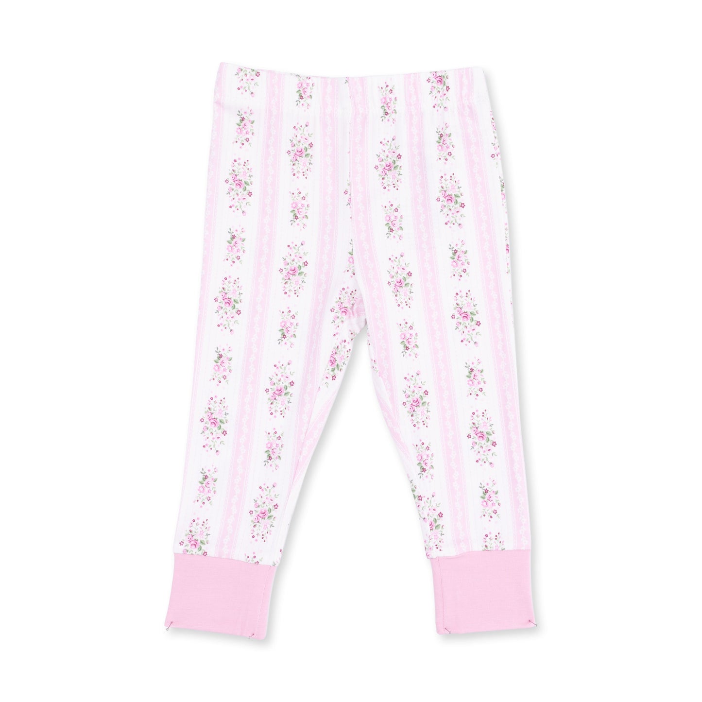 Bella Rose Stripe - Long Sleeve Loungewear Set