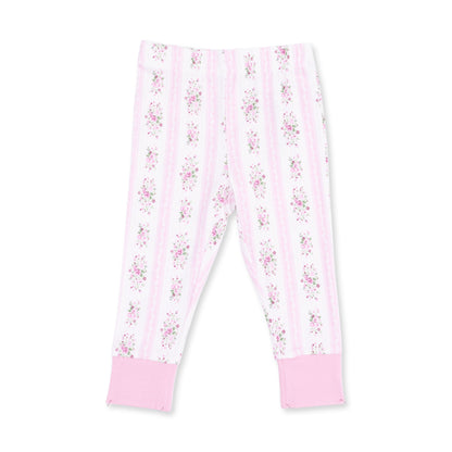 Bella Rose Stripe - Long Sleeve Loungewear Set