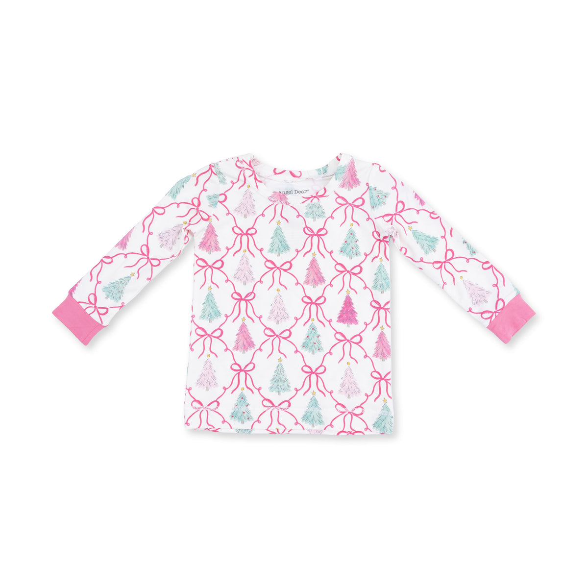 Bow Trellis Tree - Bamboo - Long Sleeve Loungewear Set
