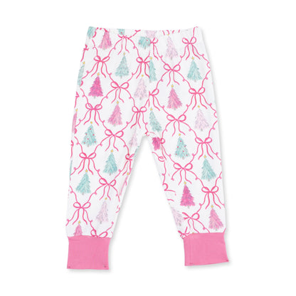 Bow Trellis Tree - Long Sleeve Loungewear Set