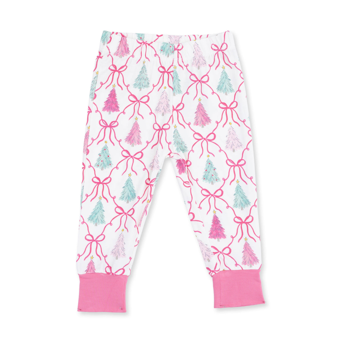 Bow Trellis Tree - Bamboo - Long Sleeve Loungewear Set
